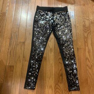 Norstrom Black Sequins Leggings